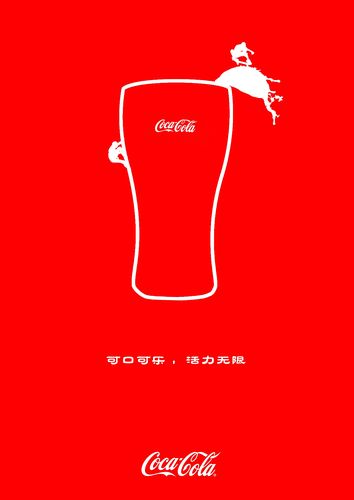 可口可樂創(chuàng)意海報廣告設(shè)計(jì) 情感連接與視覺沖擊的藝術(shù)
